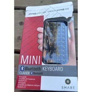 Clavier Mini Bluetooth Keyboard 3.0 Portable Mini Rechargeable 49 keys Black